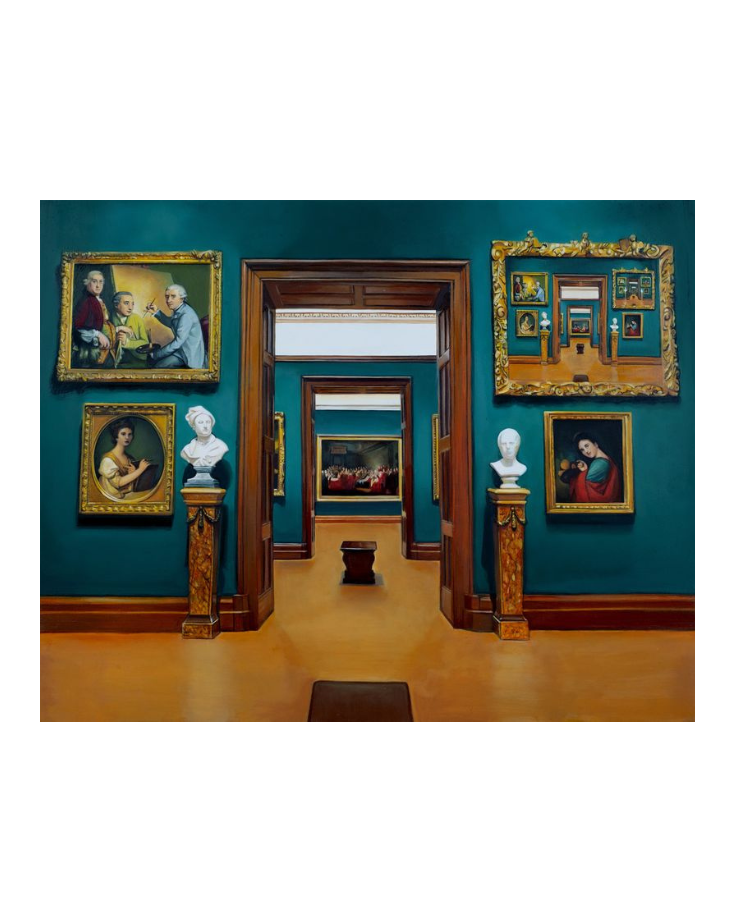 Zoe Moss 'Look Mum my painting got into the National portrait gallery!'