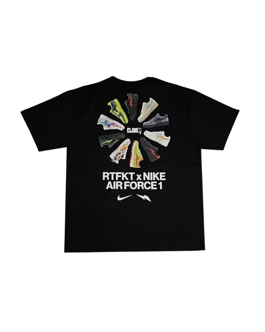 RTFKT x Nike Air Force 1 Black T-Shirt