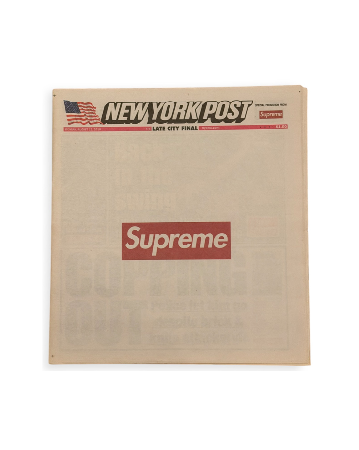 Supreme New York Post Newspaper FW18 1