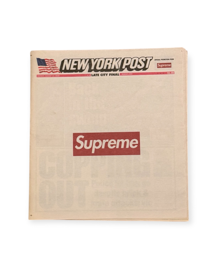 Supreme New York Post Newspaper FW18 2