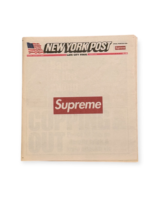 Supreme New York Post Newspaper FW18 2