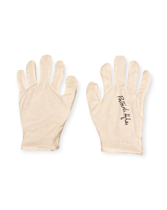 Patrick Hughes Signed Gloves