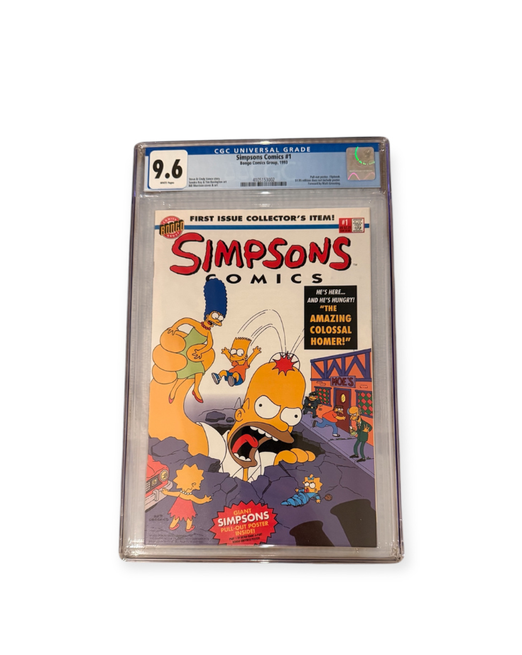 Simpsons Comics 1 (1993) CGC 9.6 White Pages