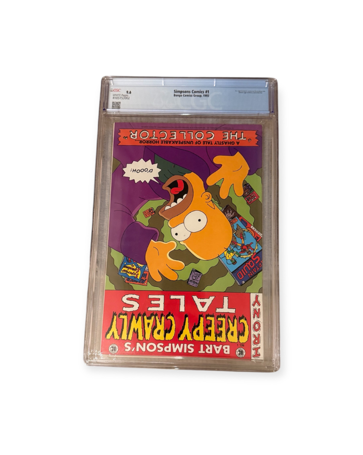 Simpsons Comics 1 (1993) CGC 9.6 White Pages