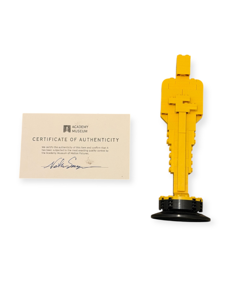 Nathan Sawaya Toy Brick Oscar