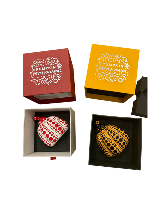 Yayoi Kusama Yayoi Kusama Set of Two Pumpkins: Yellow and Black / Red and White: 2015